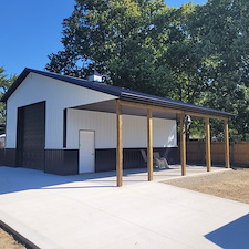 Custom-Lean-To-Barn-Construction-Deerfield-MI 0